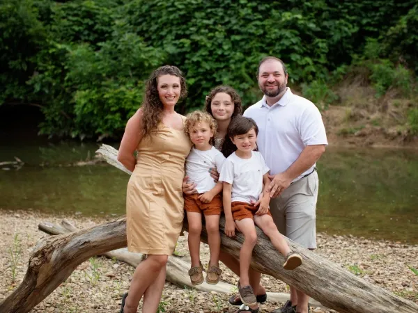 Meagan Qualls and family.